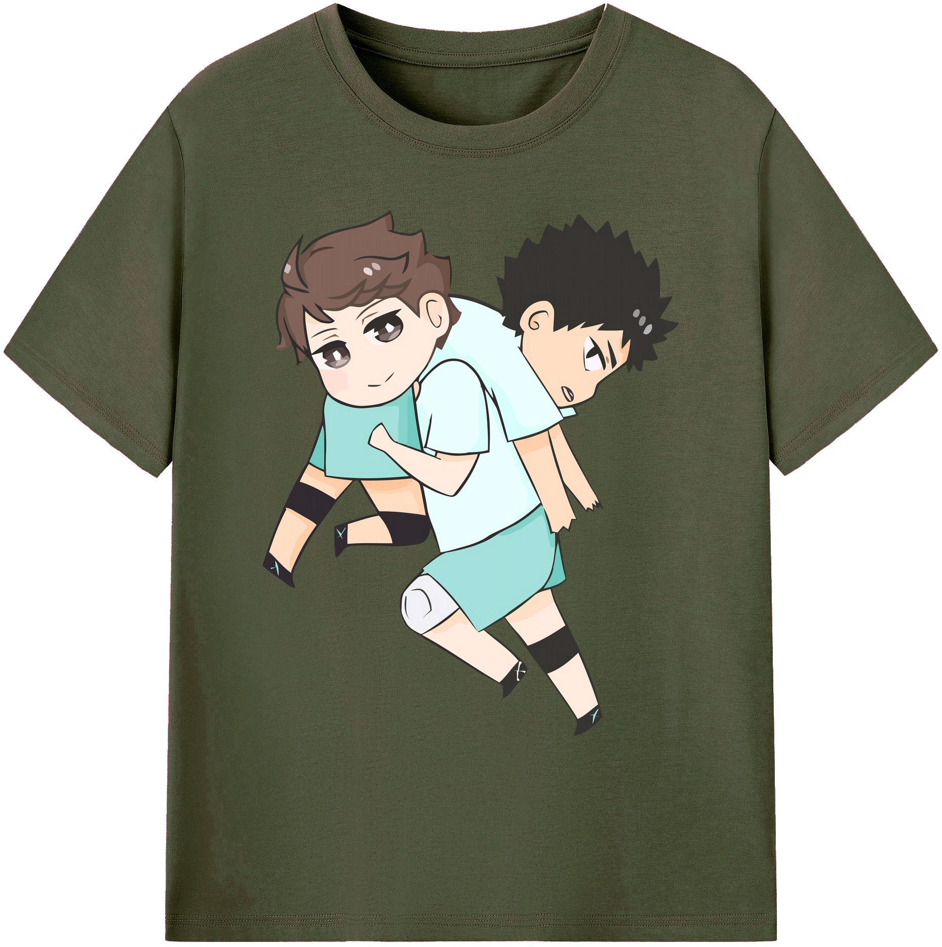 （画像用） ハイキュー!! Haikyu!! 綿100％ メンズ半袖Tシャツ｜肌触りやわらか＆通気性